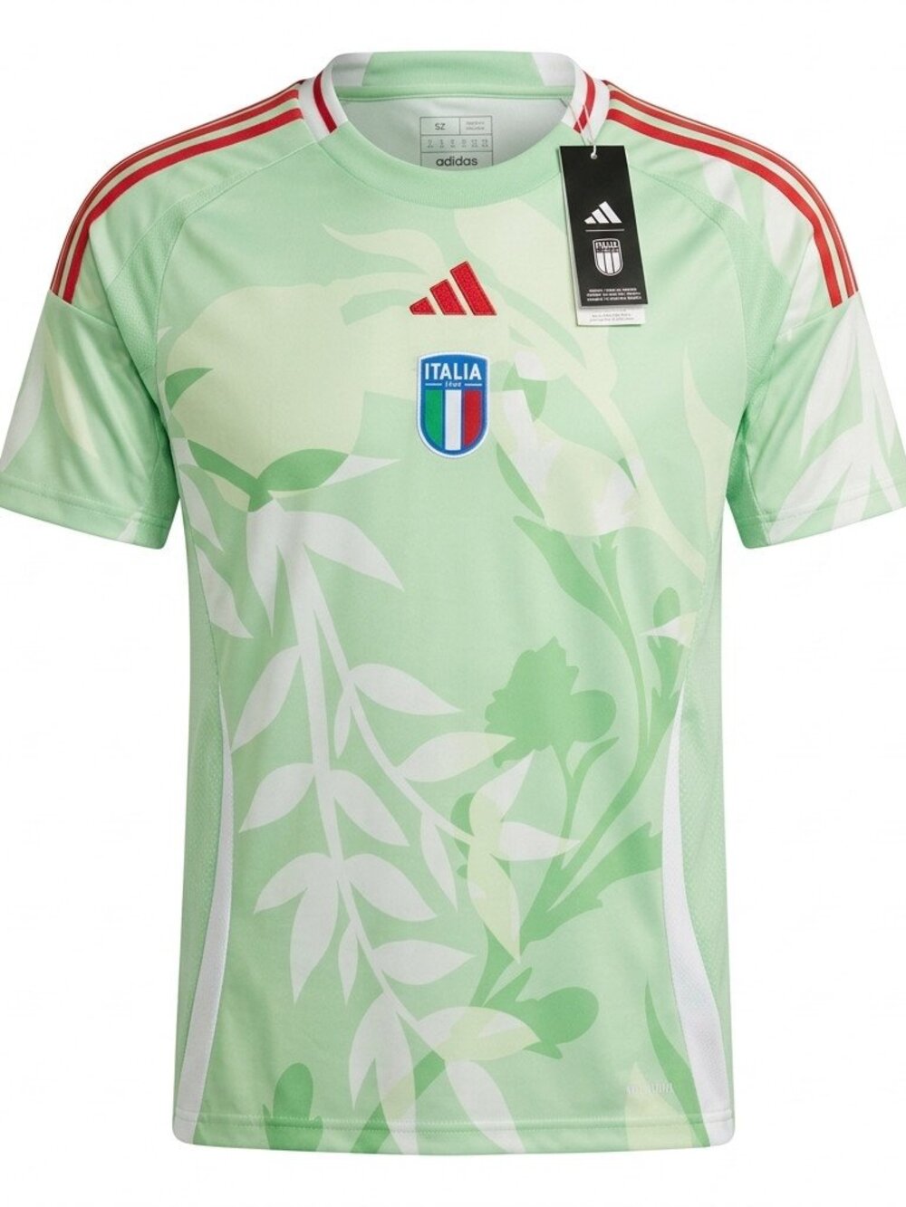 NWT Adidas Italy Italia FIGC 25 Away Green Soccer Jersey Womens Large